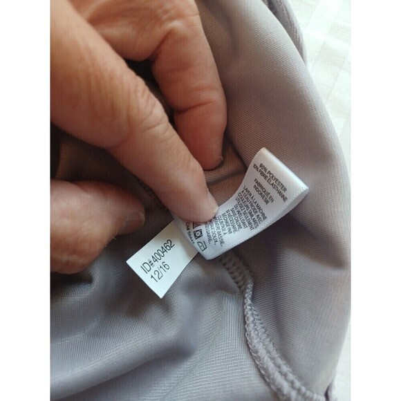 Express womens gray crushed velvet velour cami M party club holiday crop top - Picture 7 of 10